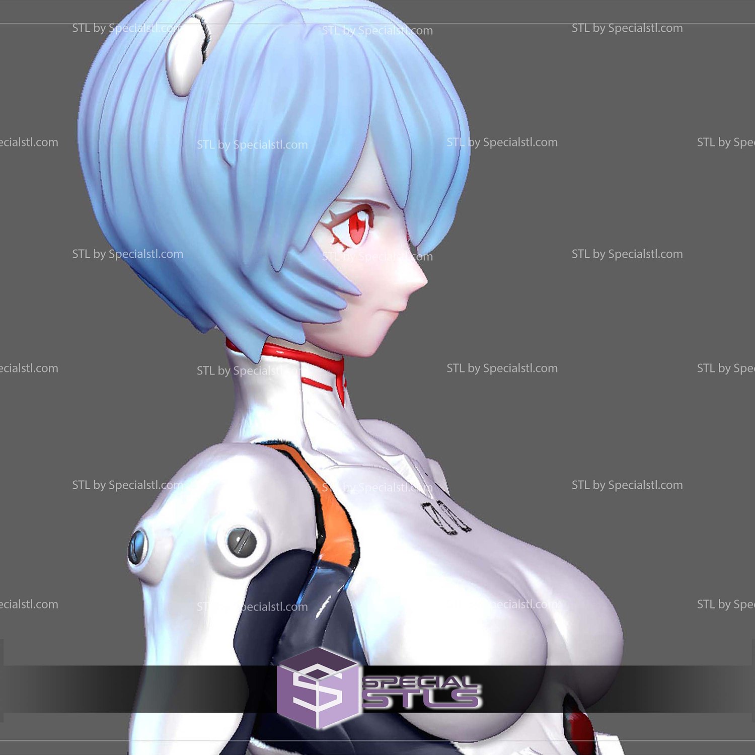 Rei Ayami Plug Suit 3D Printer Files STL Model — view 5