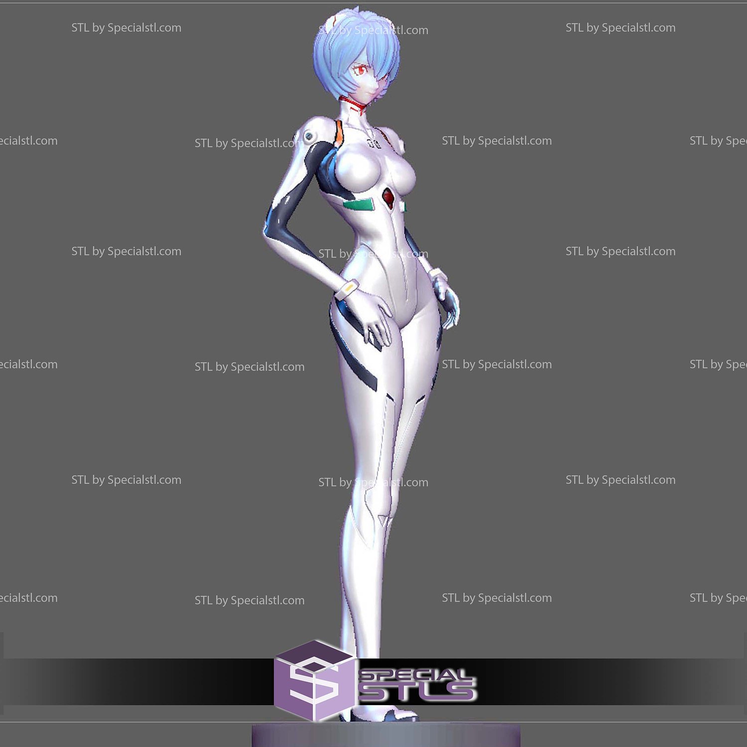 Rei Ayami Plug Suit 3D Printer Files STL Model — view 6