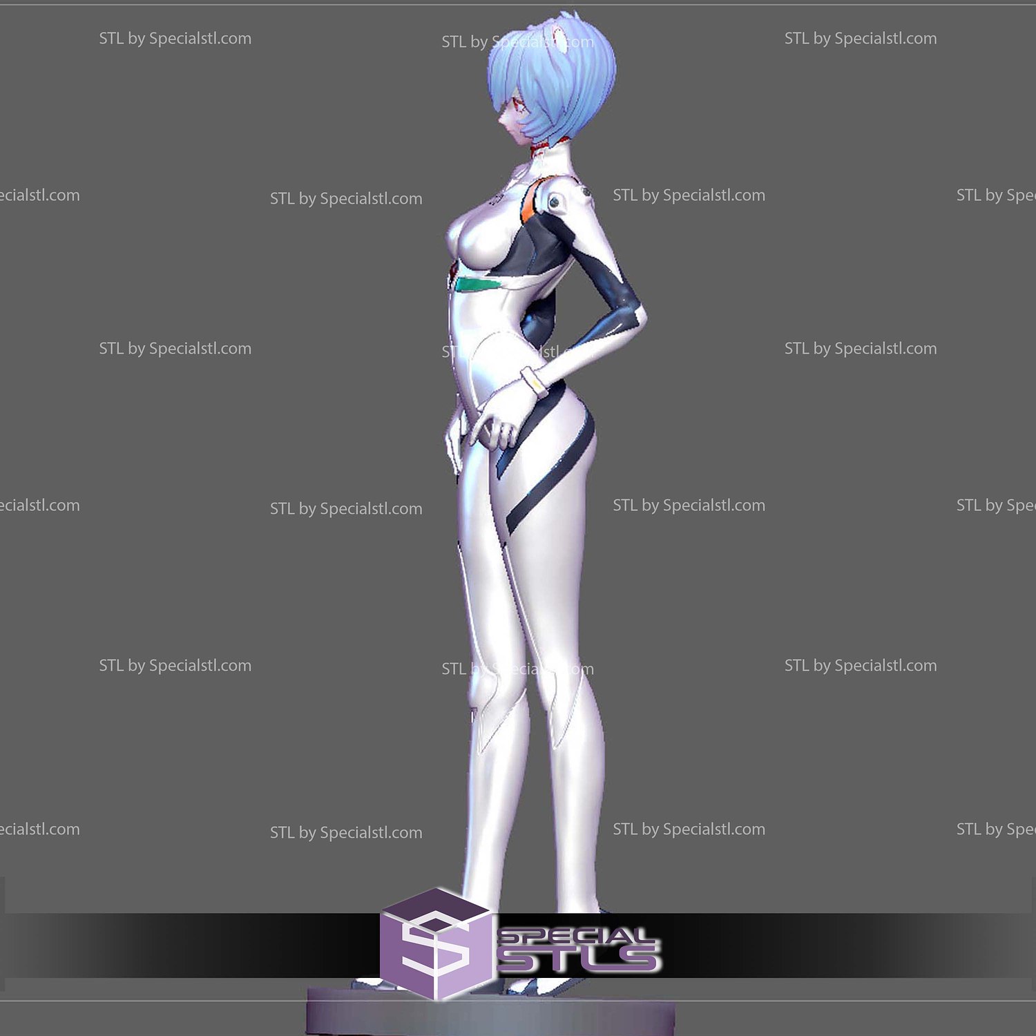 Rei Ayami Plug Suit 3D Printer Files STL Model — view 8