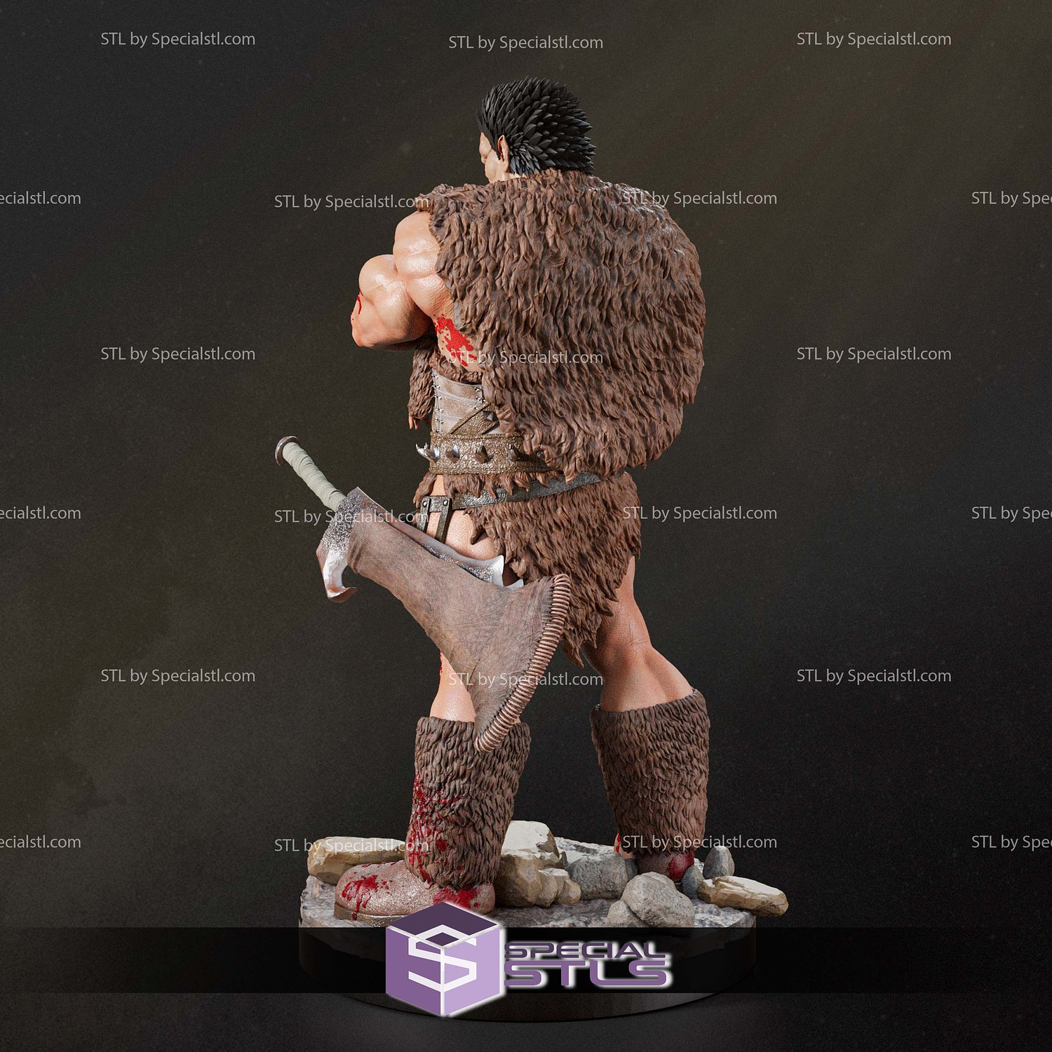 Zodd Berserk Standalone STL Files 3D Model — view 4