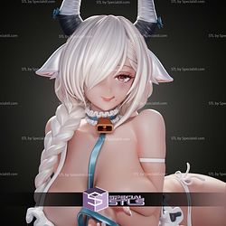 Owari Azur Lane Cow Girl 3D Print Files STL Model