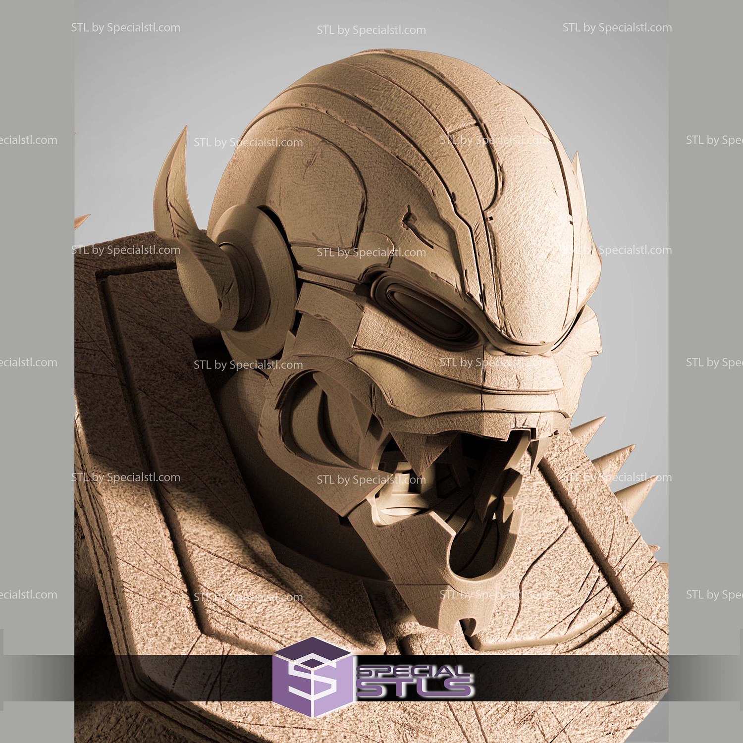 Annihilus Portrait Bust 3D Printer Files STL Model — view 2