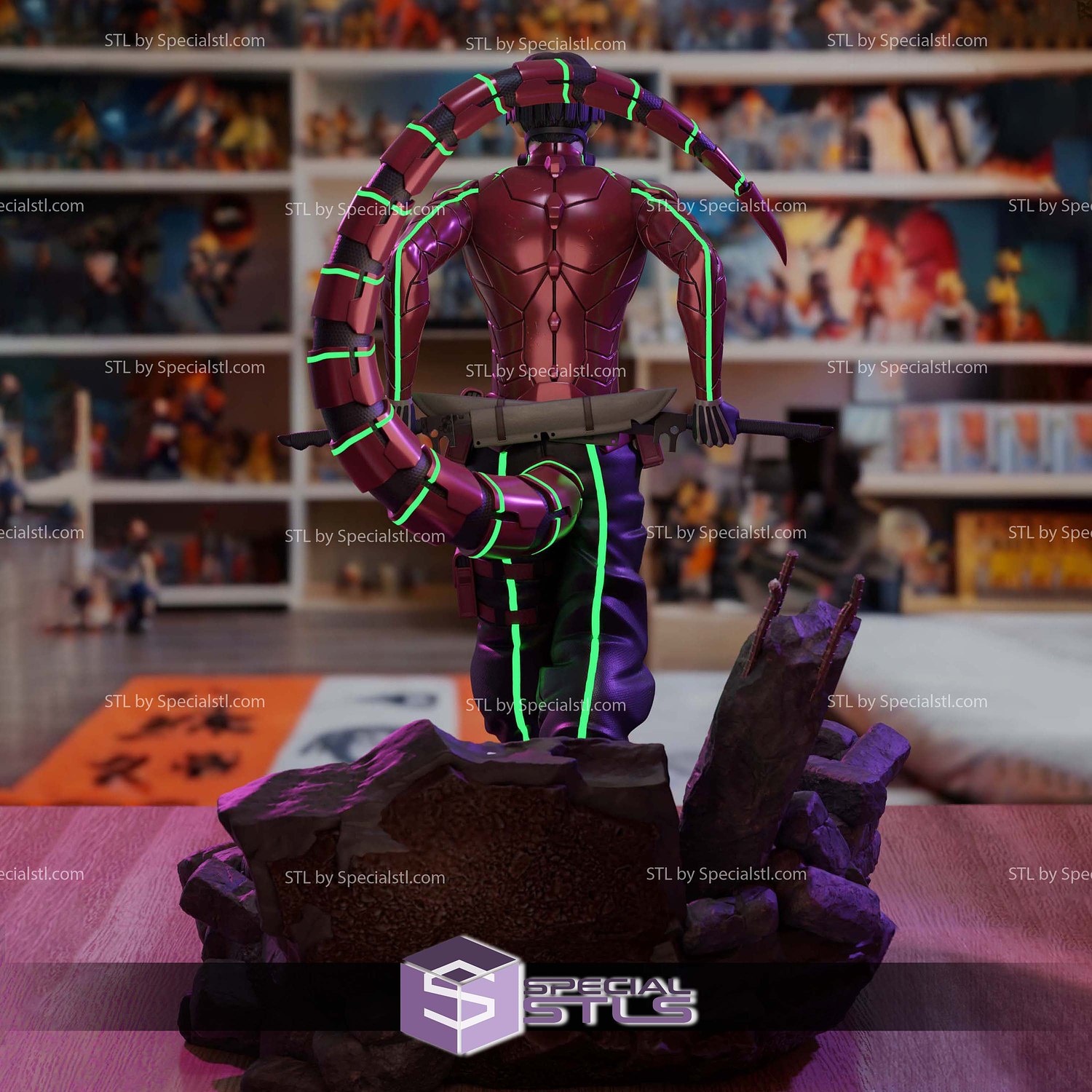 Hoshina Kaiju Armor 3D Printer Files STL Model — view 3
