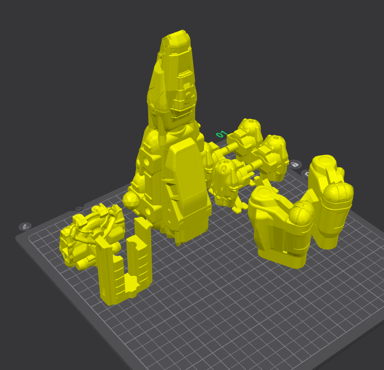 The Frontier Starship - Multipart print - DIY 3D STL Model — view 3