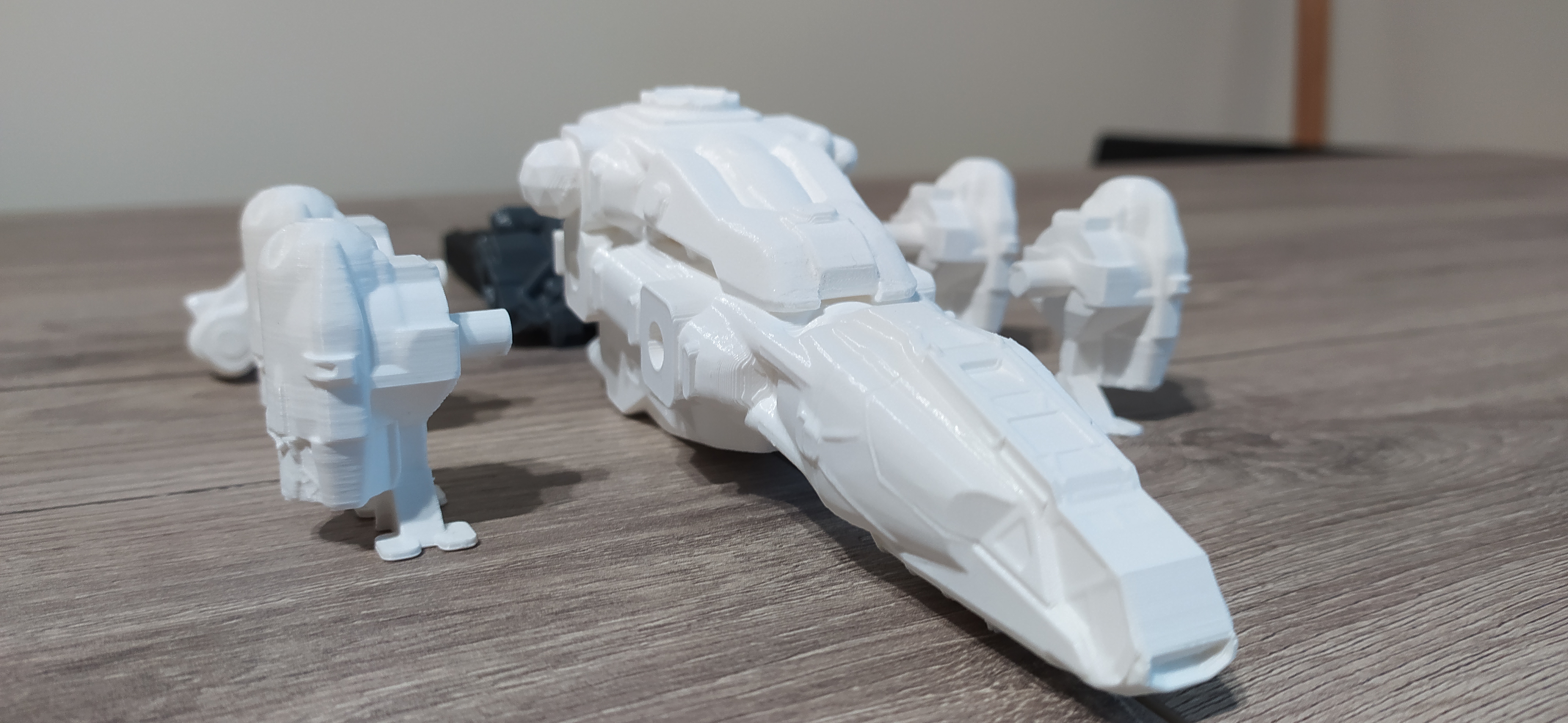 The Frontier Starship - Multipart print - DIY 3D STL Model — view 6