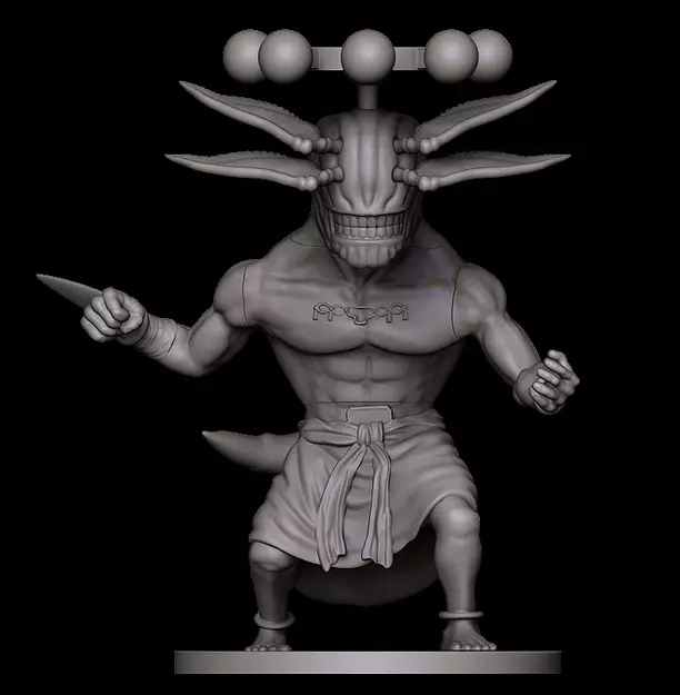 Mahoraga WCF scale 3D ZTL Model