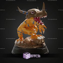 Basic STL Greymon Digimon 3D Model