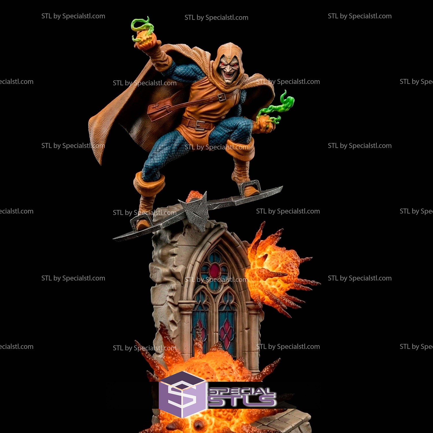 Hobgoblin on Tower 1-6 STL Files 3D Model — view 2