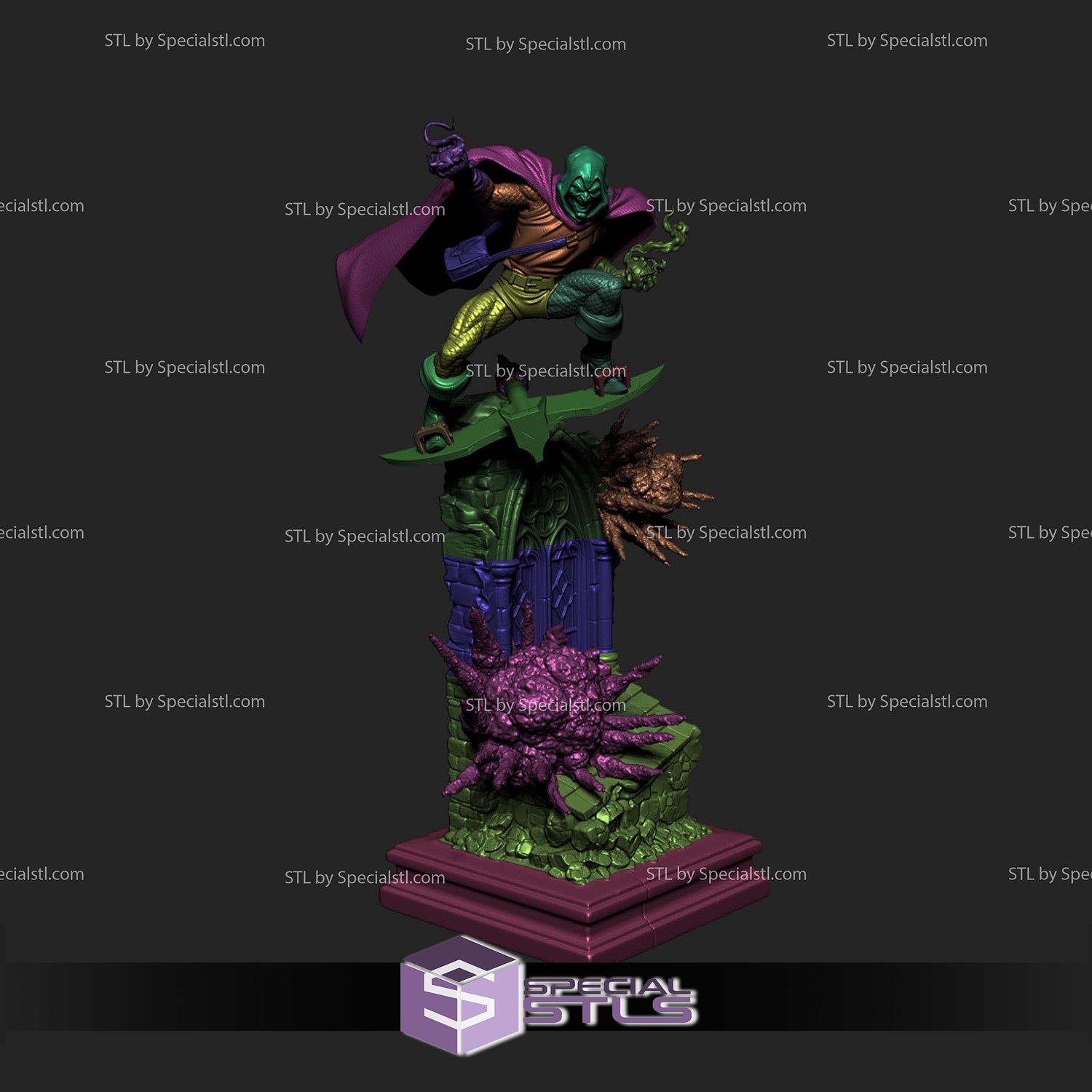 Hobgoblin on Tower 1-6 STL Files 3D Model — view 6