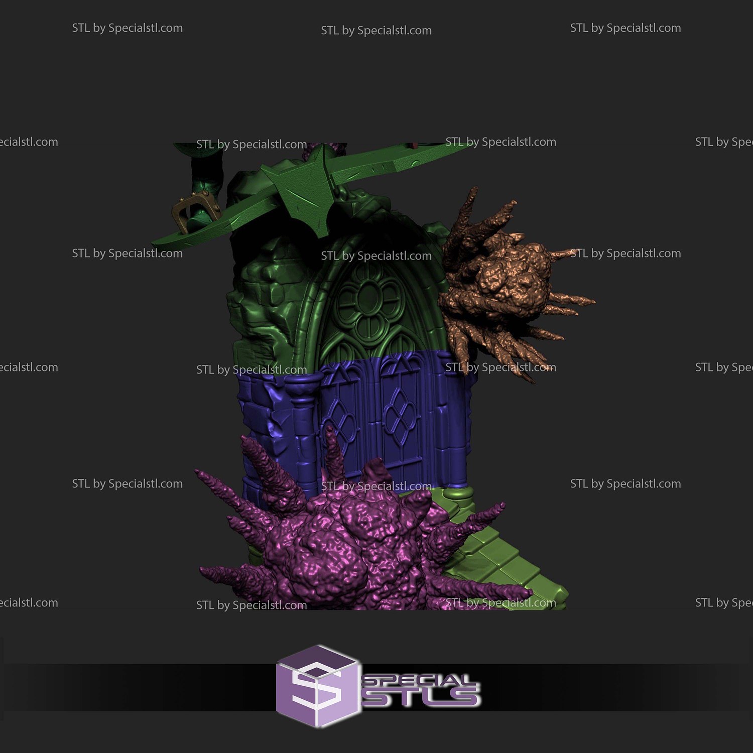 Hobgoblin on Tower 1-6 STL Files 3D Model — view 7
