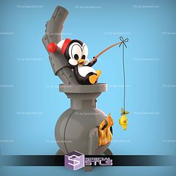 Chilly Willy Sculptures 3D Printing STL Model — view 1