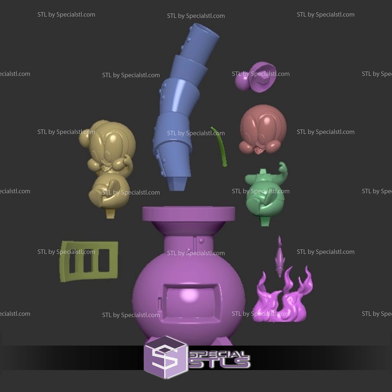 Chilly Willy Sculptures 3D Printing STL Model — view 6