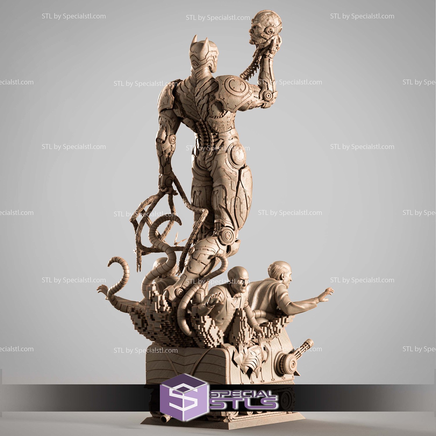 Murder Machine DC STL Files 3D Model — view 2