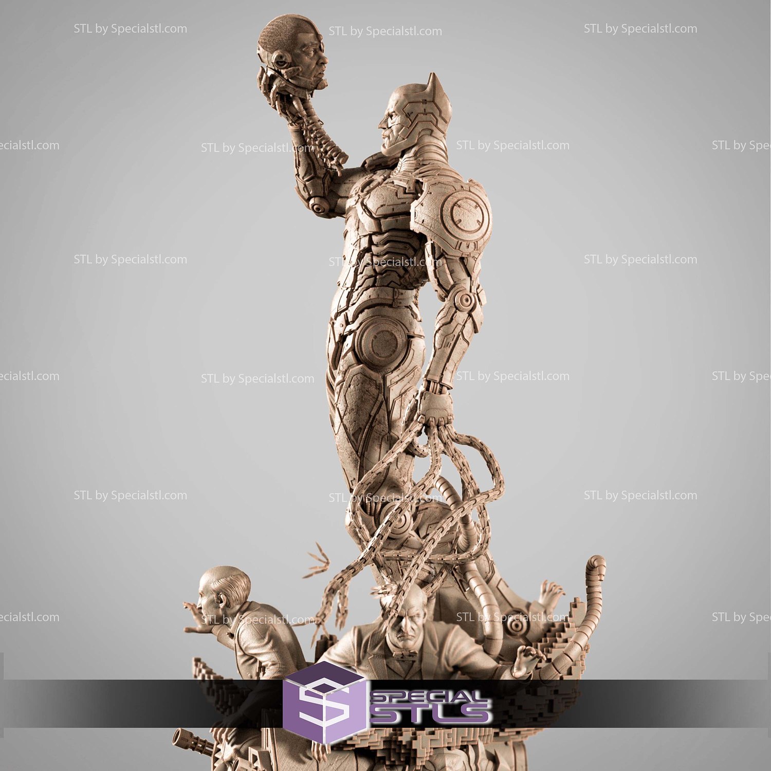 Murder Machine DC STL Files 3D Model — view 4