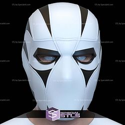 Cosplay STL Files White Tiger Helmet Daredevil Born Again 3D Model
