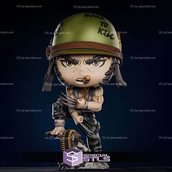 Wolverine Soldier Chibi 3D Printer Files STL Model