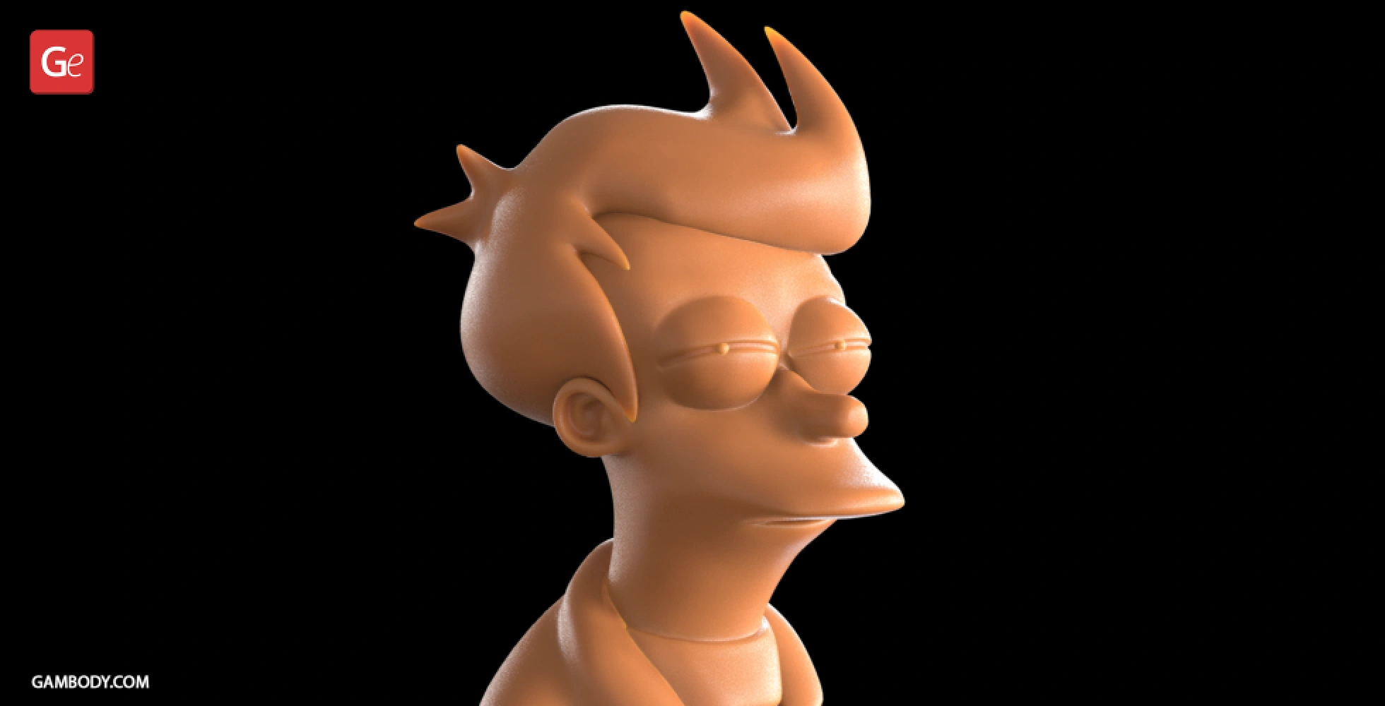Futurama Fry 3D Printer Files | Static STL Model