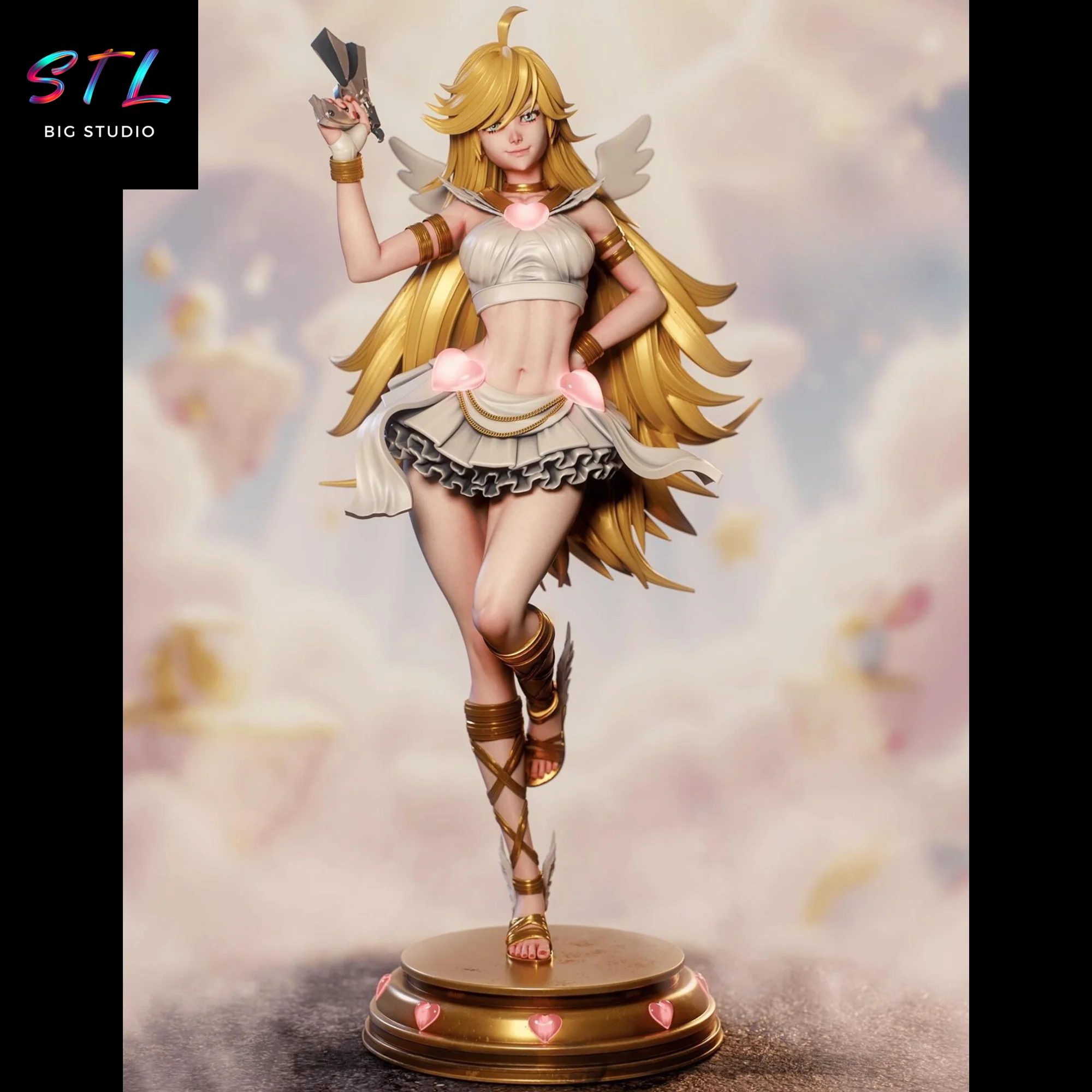 Panty STL | Panty and Stocking with Garterbelt | Figure for 3D Printing Model