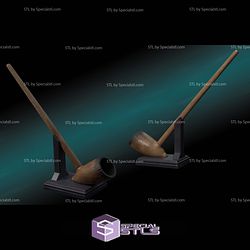 Cosplay STL Files Gimli smoking pipe 3D Model