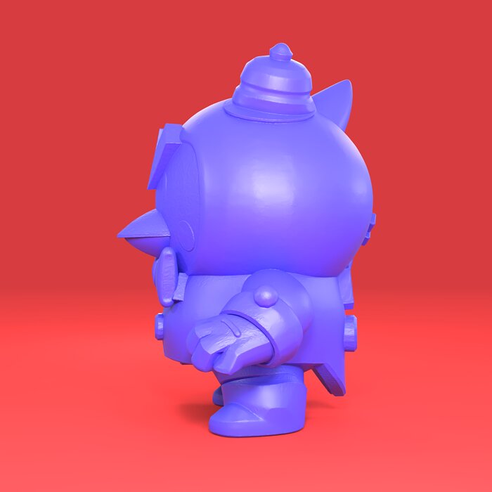 Mr P Original - Brawl Stars 3D STL Model — view 2