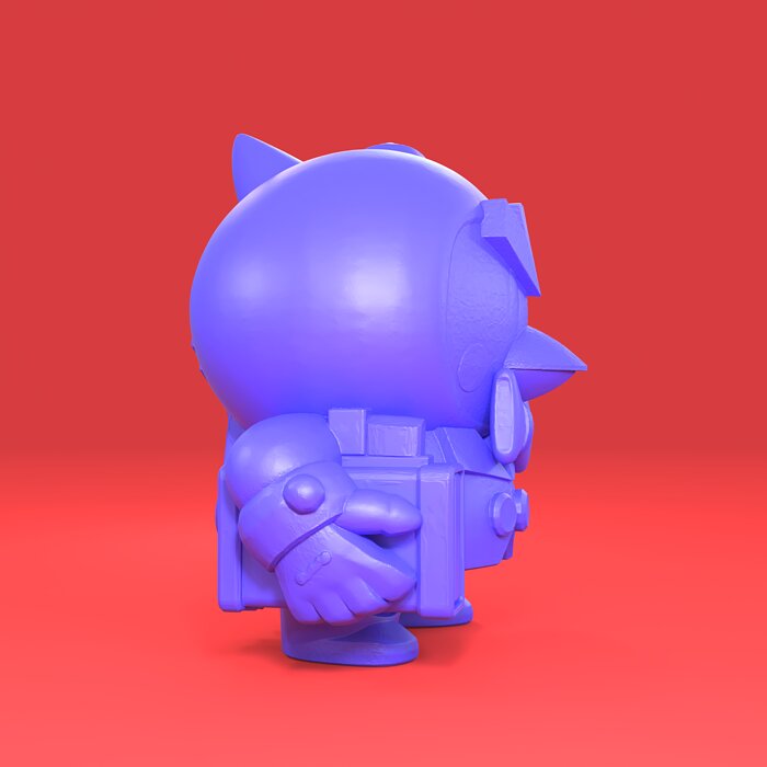 Mr P Original - Brawl Stars 3D STL Model — view 4