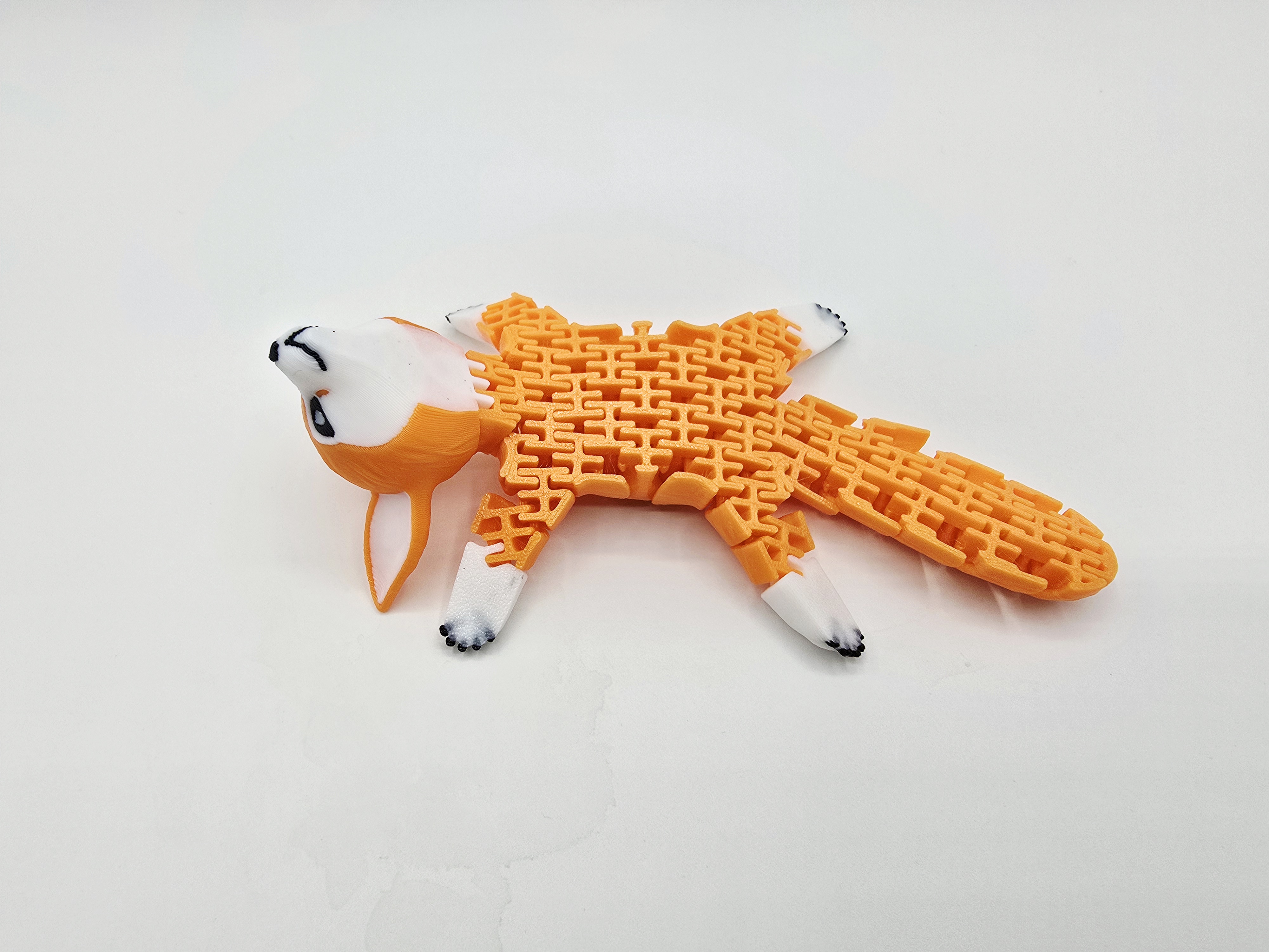 Flexi Fennec Fox 3D STL Model — view 3