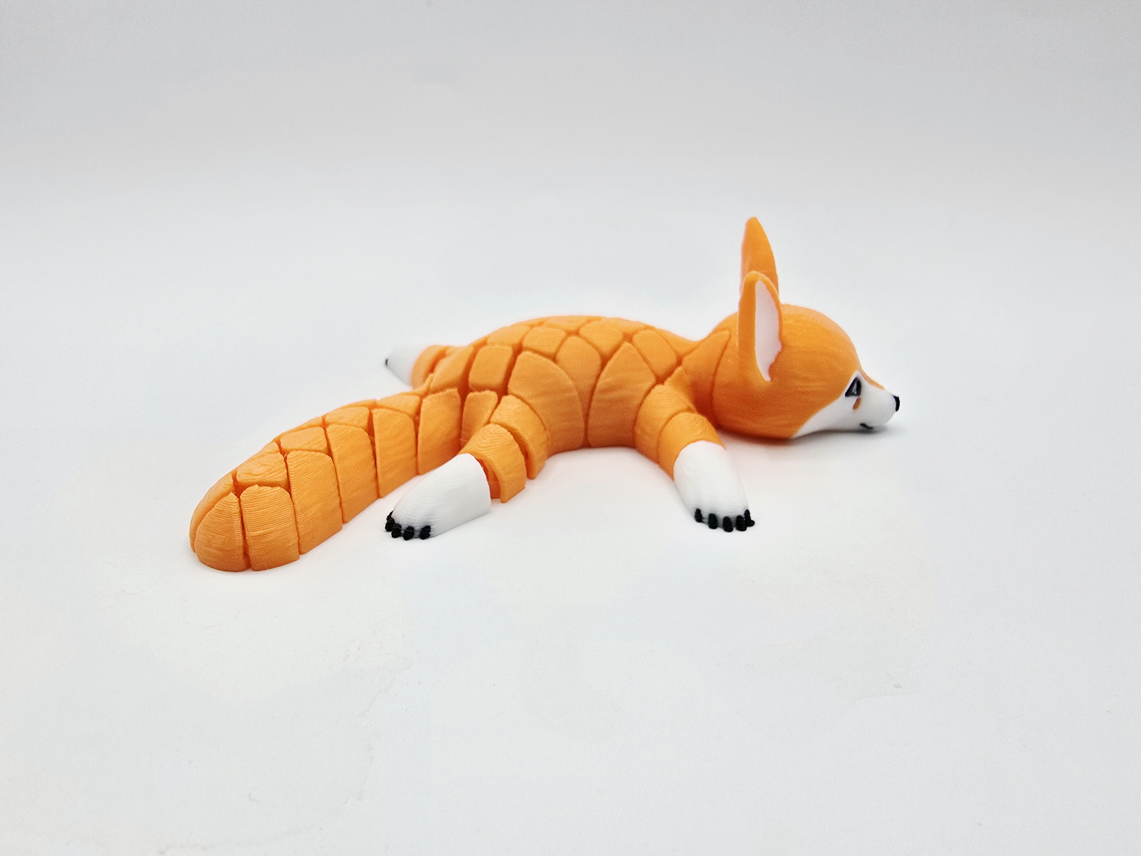 Flexi Fennec Fox 3D STL Model — view 4