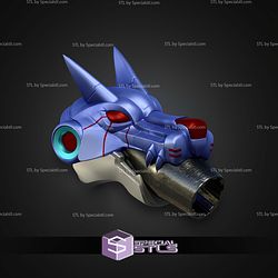 Cosplay STL Files Garuru Cannon Digimon 3D Model