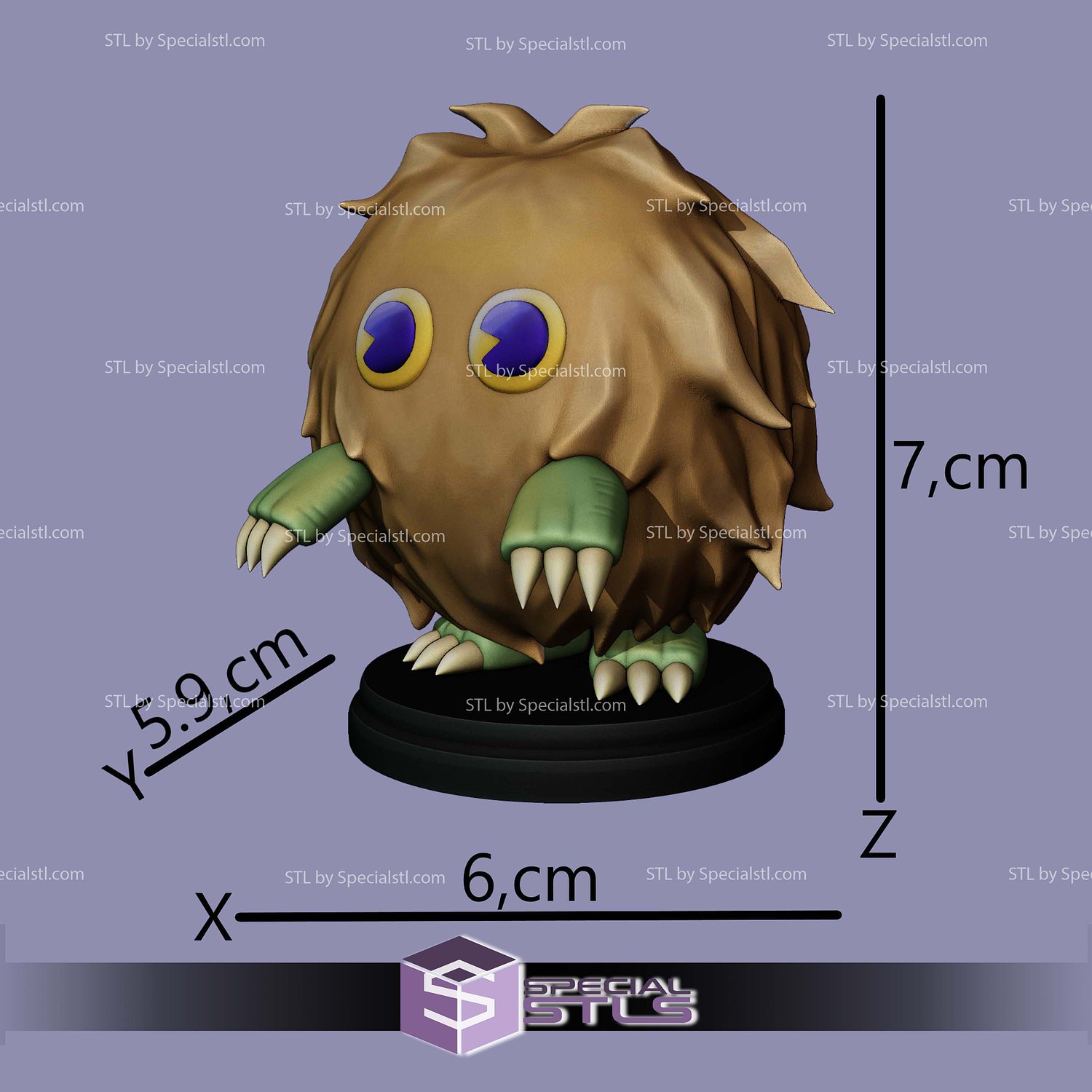 Super Basic Kuriboh STL Files 3D Model — view 2