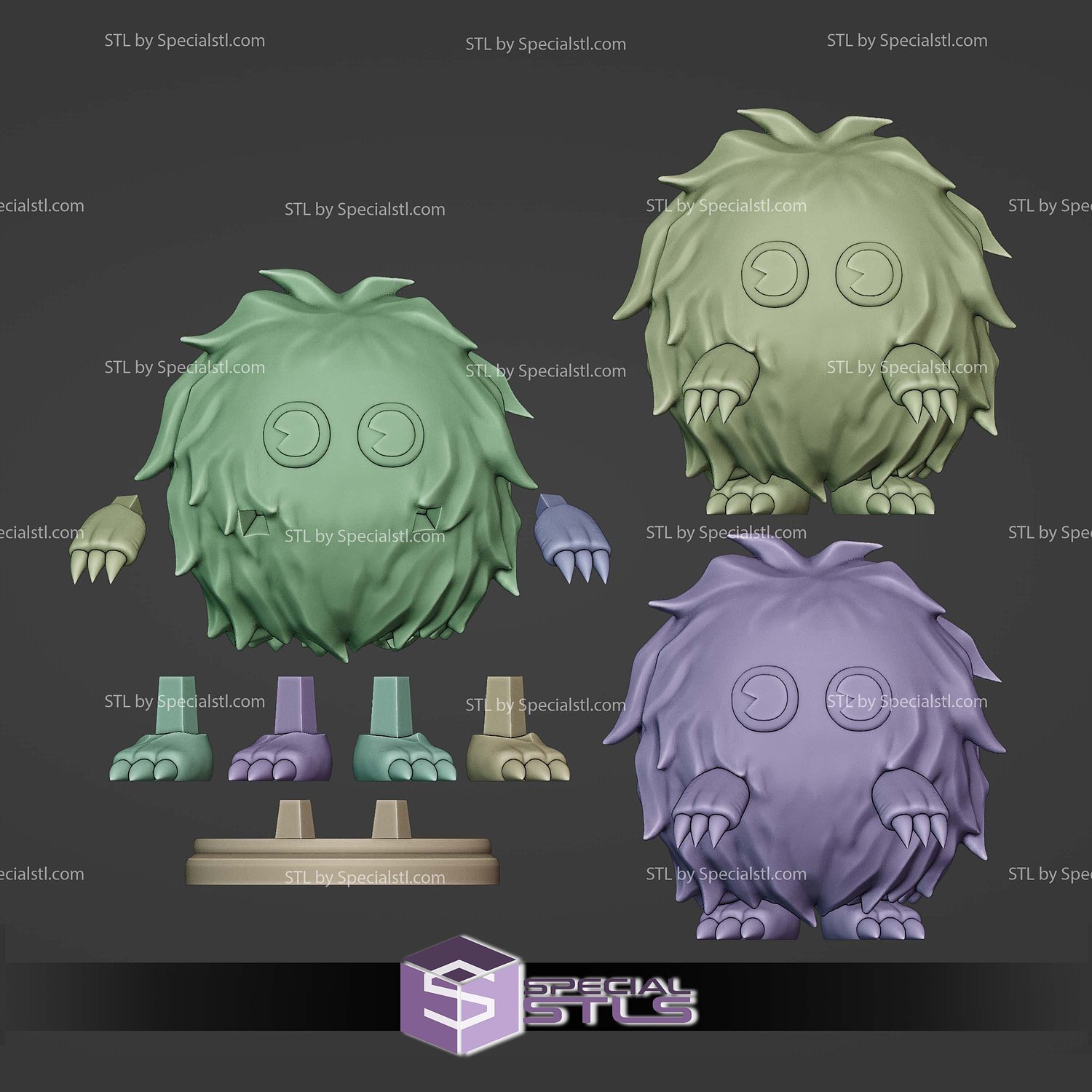 Super Basic Kuriboh STL Files 3D Model — view 4