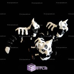 Super Basic STL Maine Coon Skull Cat 3D Model