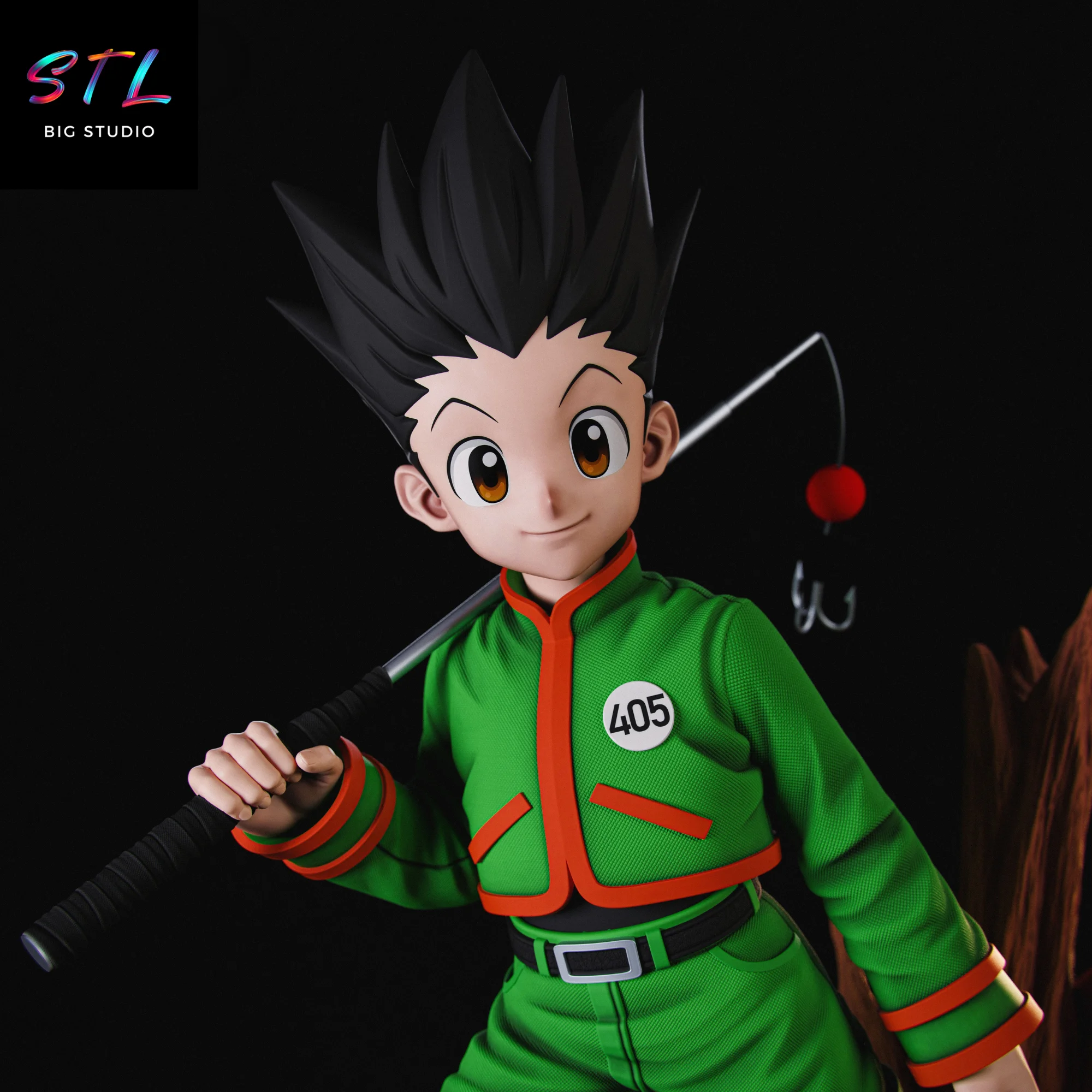 Gon Freecss STL | 3D Printable Figure | Hunter x Hunter Model — view 2