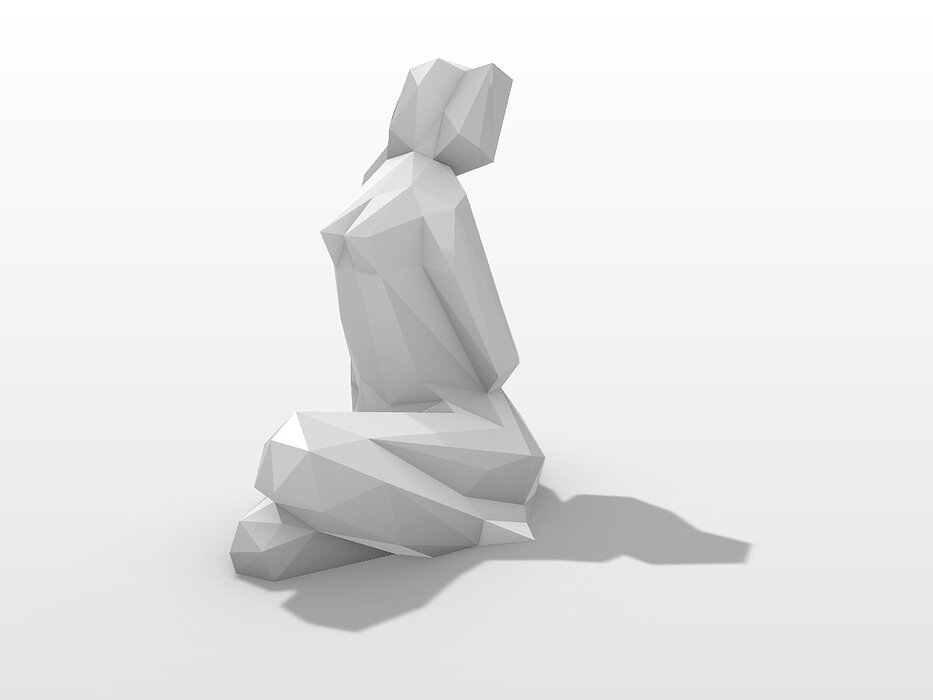 women pose 3D 3DS Model — view 3