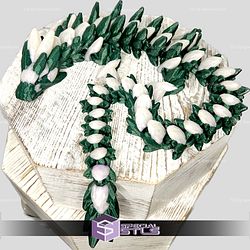 Super Basic STL Flexi Gemstone Dragon 3D Model