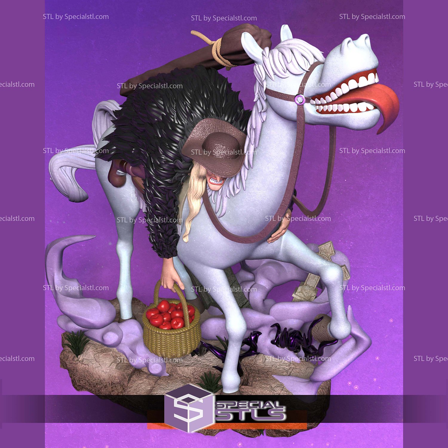 Doc Q One Piece 3D Printer Files STL Model — view 3