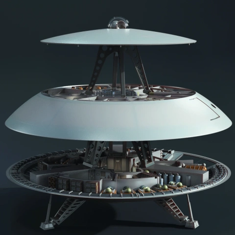 Jupiter 2 Kit 2: Interior 3D Printer Files | Assembly STL Model