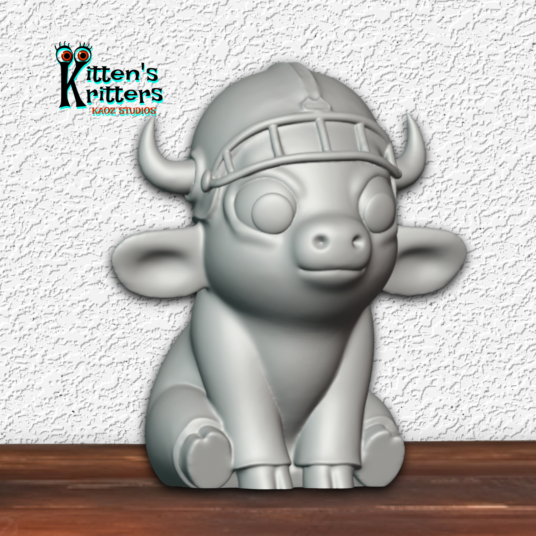 Buffalo Bills Football Team Mascot Figurine 3D STL Model