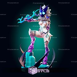 League of Legends Lamb Furry Sculptures 3D Printing STL Model
