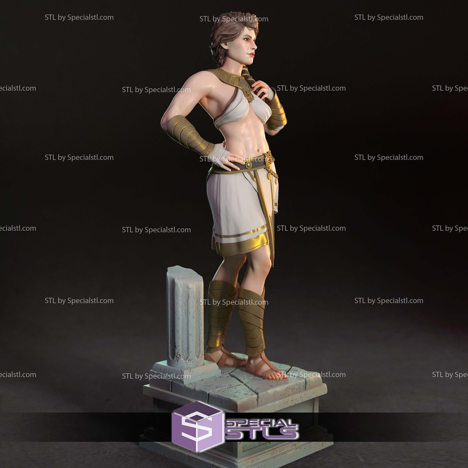 Kassandra Assassin Creed STL Files 3D Model — view 3