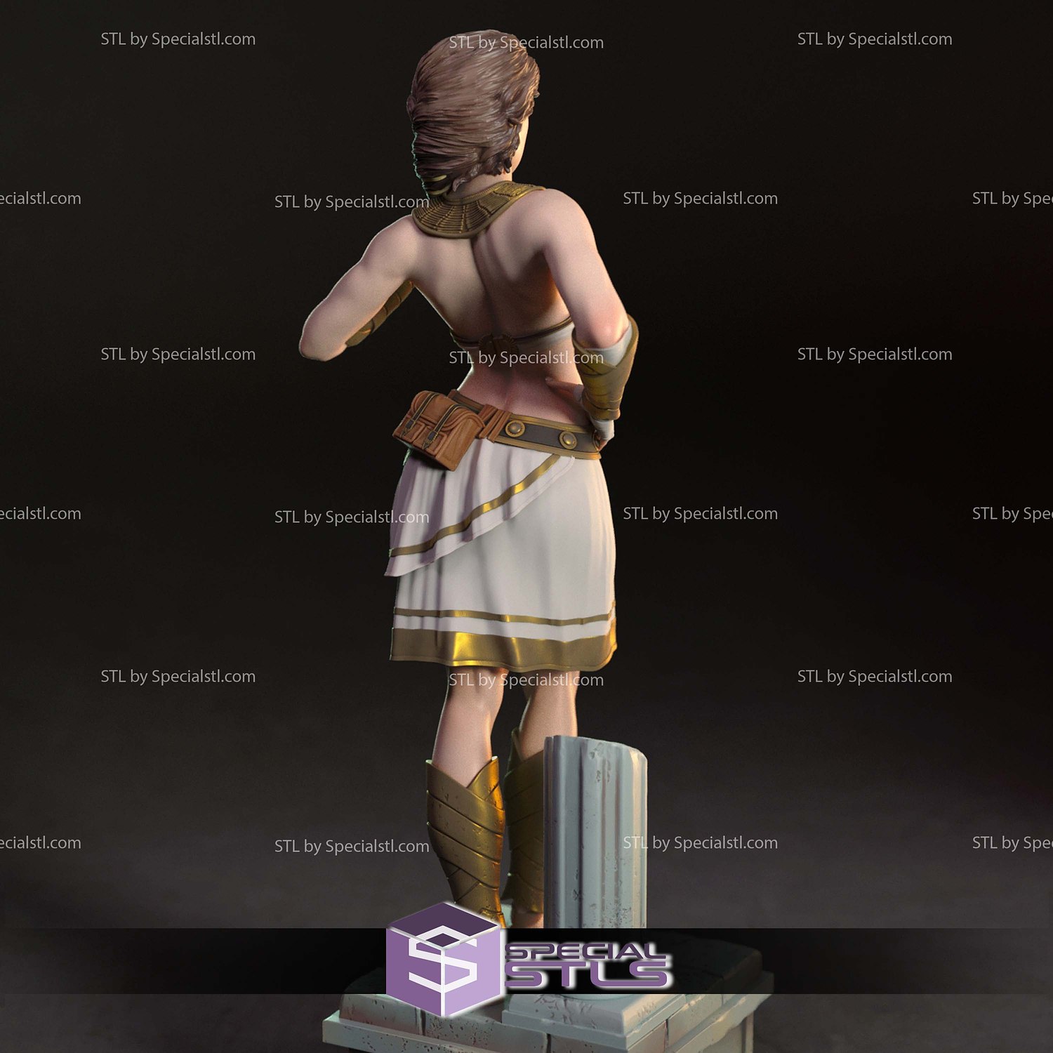 Kassandra Assassin Creed STL Files 3D Model — view 4