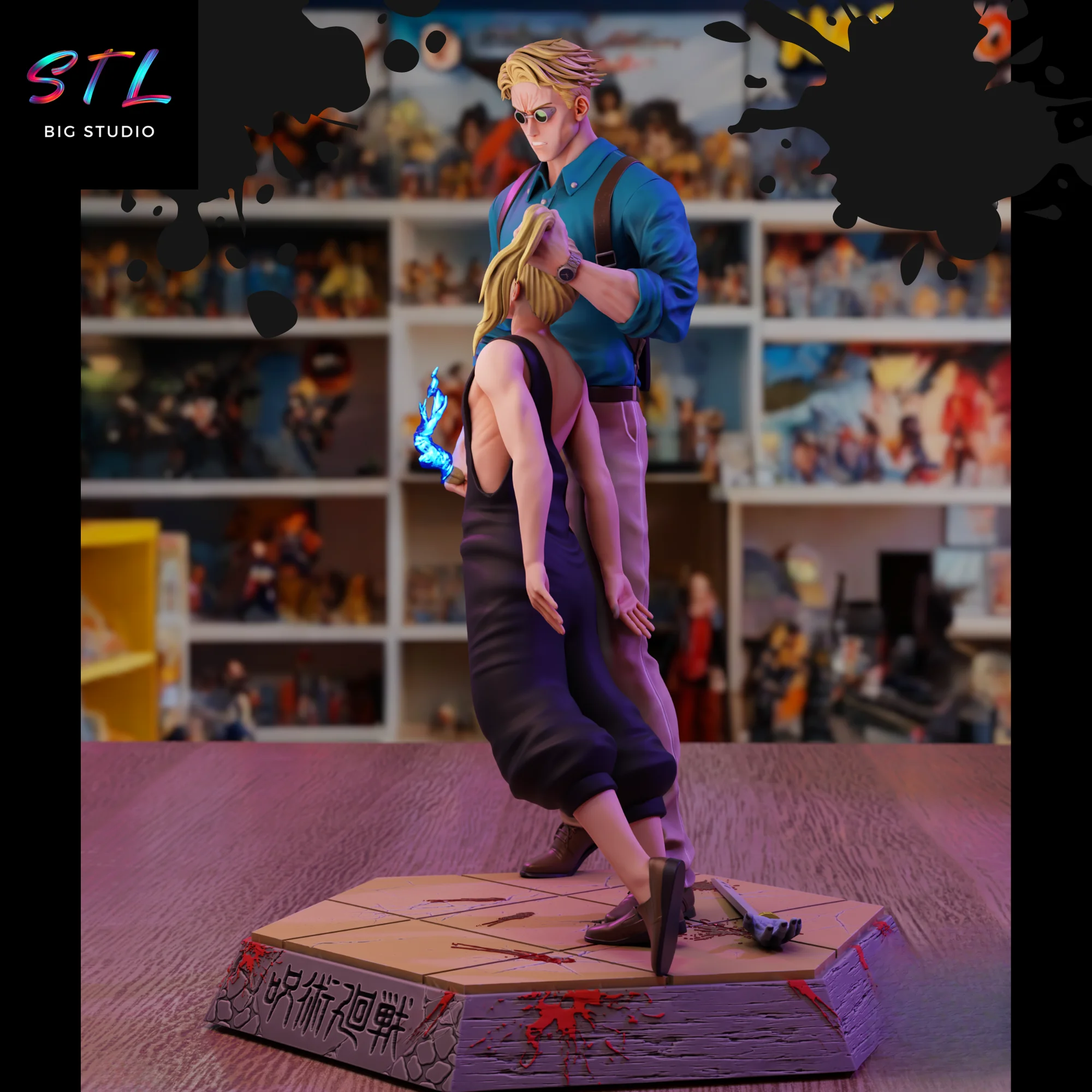 Kento Nanami vs Shigemo STL for 3D Printing | Jujutsu Kaisen Model — view 2