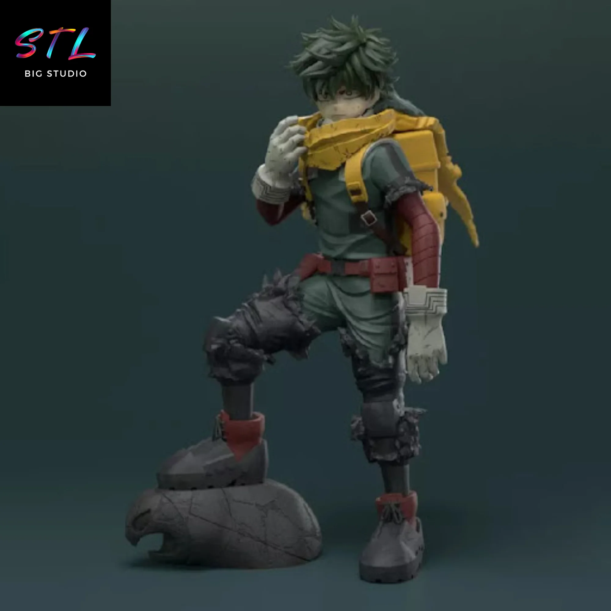 Kento Nanami vs Shigemo STL for 3D Printing | Jujutsu Kaisen Model — view 7
