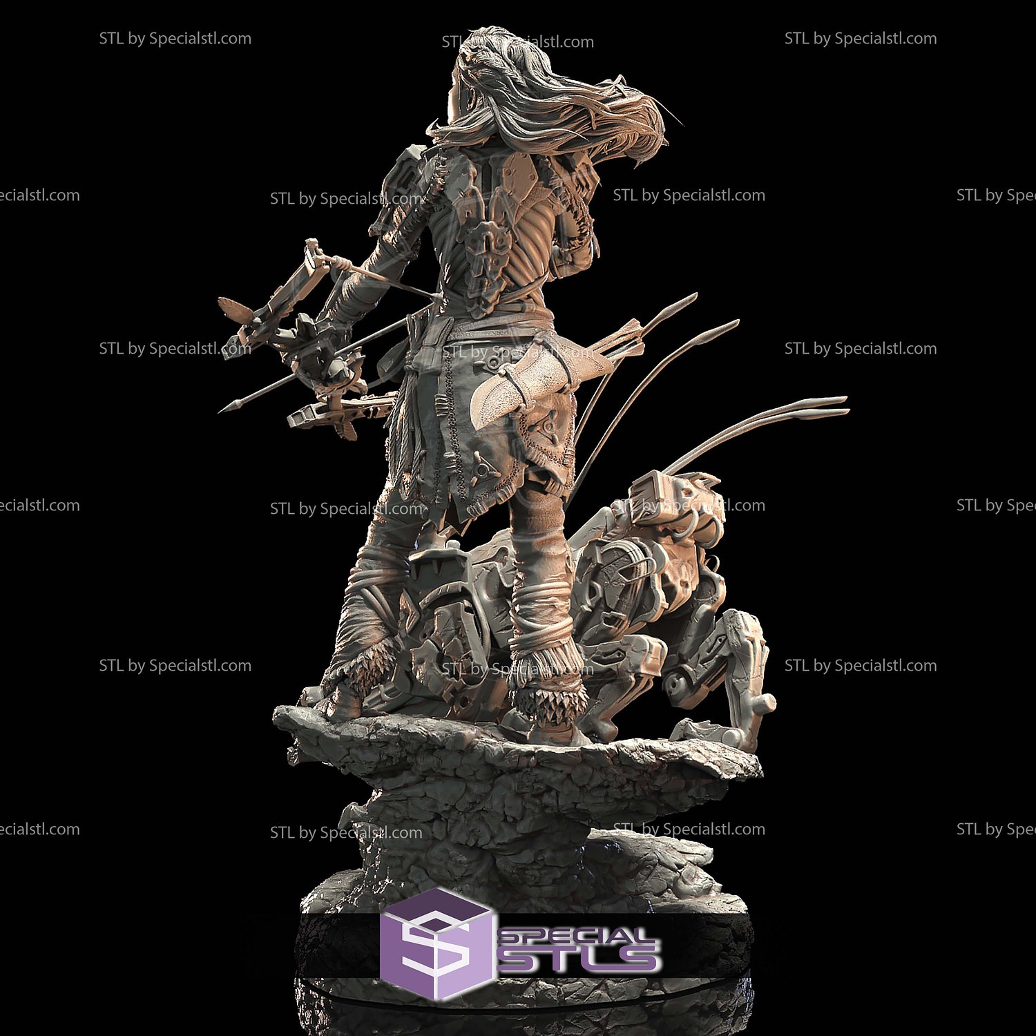 Aloy Horizon Zero Dawn 2025 STL Files 3D Model — view 2