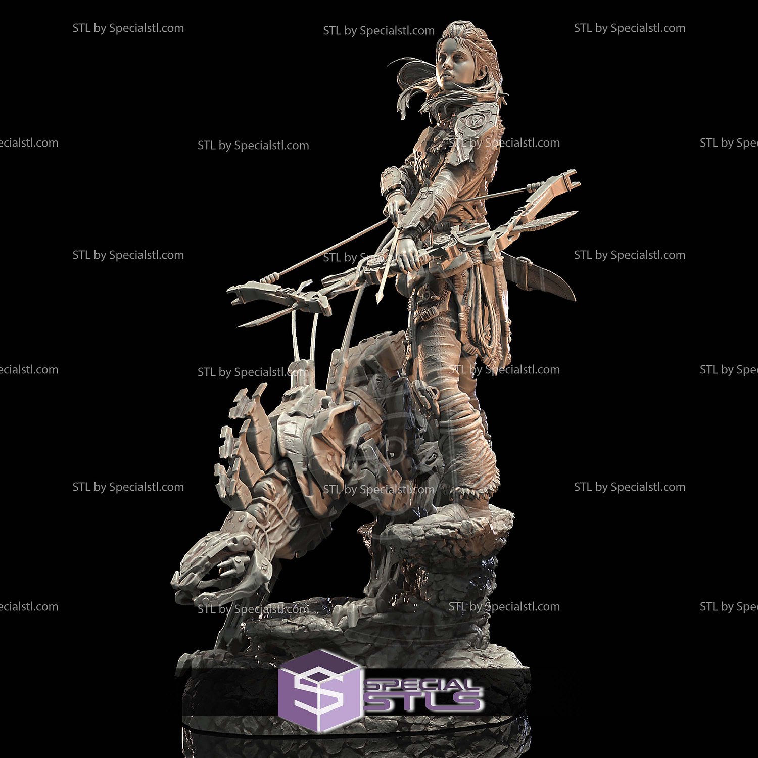 Aloy Horizon Zero Dawn 2025 STL Files 3D Model — view 3