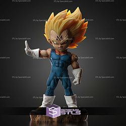 Majin Vegeta Chibi STL Files 3D Model