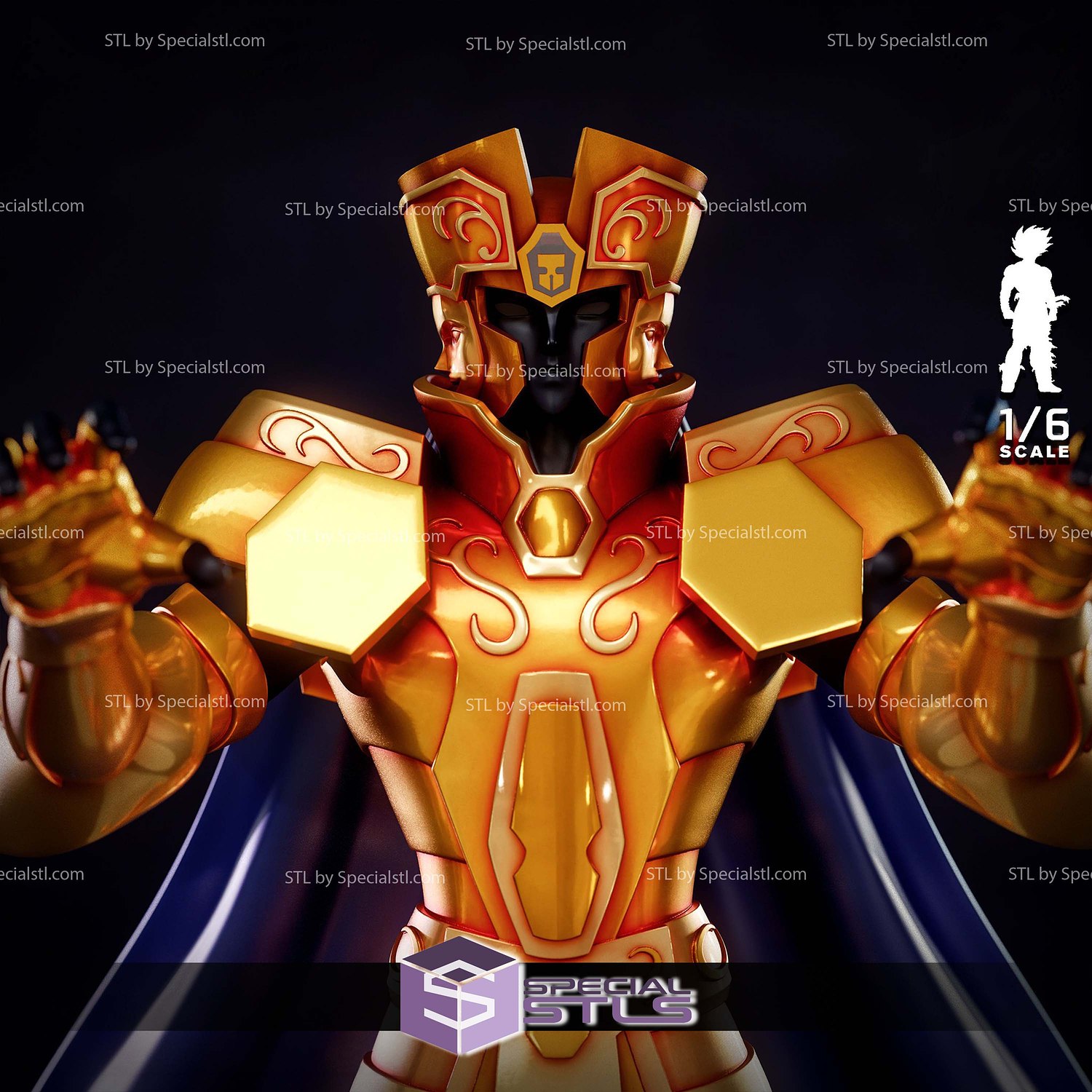 Saint Seiya Gemini 1-6 STL Files 3D Model — view 2