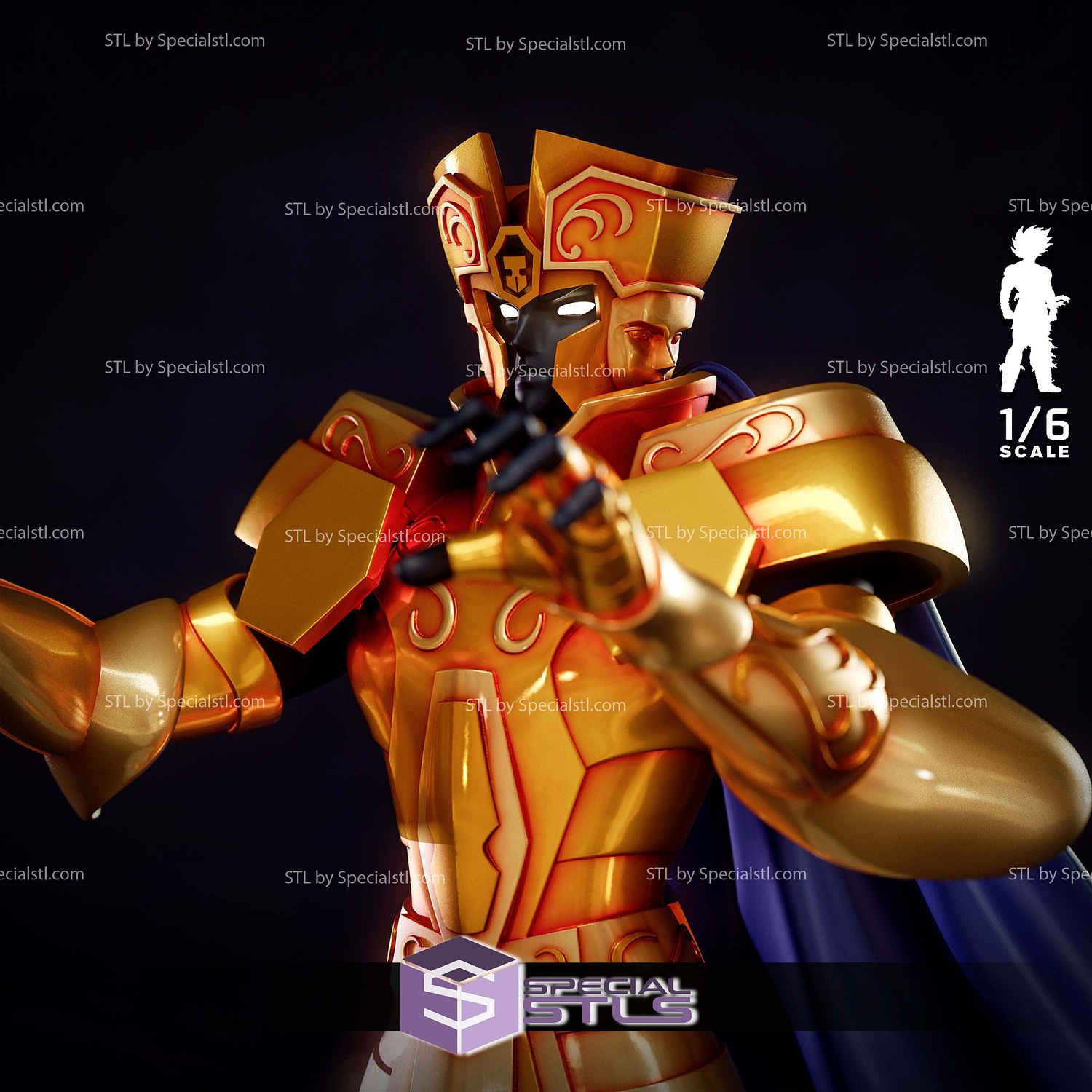 Saint Seiya Gemini 1-6 STL Files 3D Model — view 3