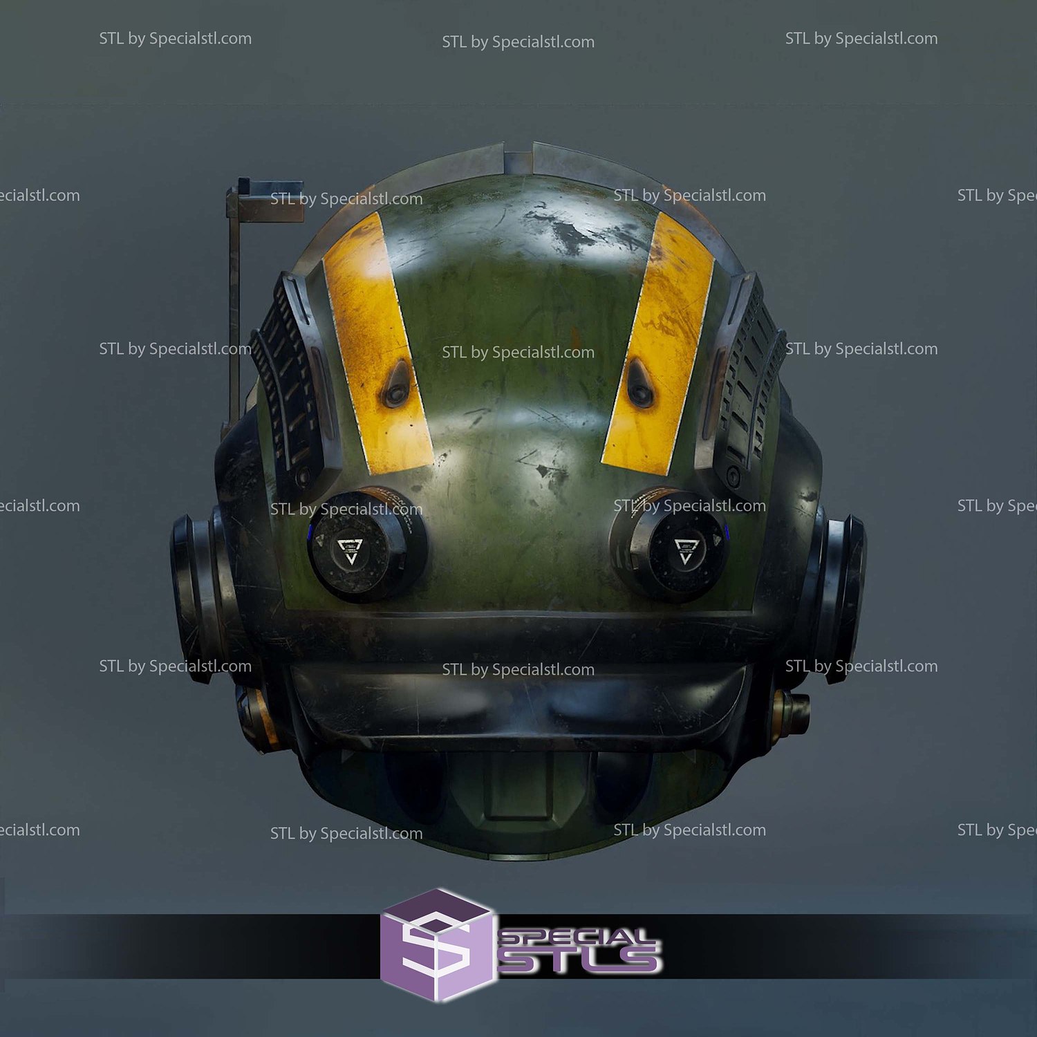 Cosplay STL Files Jack Cooper Titanfall Helmet 3D Model — view 4