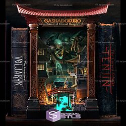 Gashadokuro Book Nook 3D Printer Files STL Model
