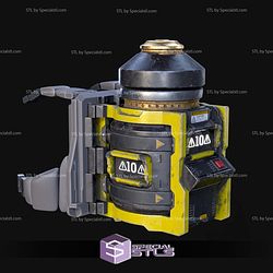 Cosplay STL Files Helldivers 2 Hellbomb Backpack 3D Model